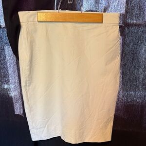 J. Crew No. 2 Pencil Skirt White 2P
